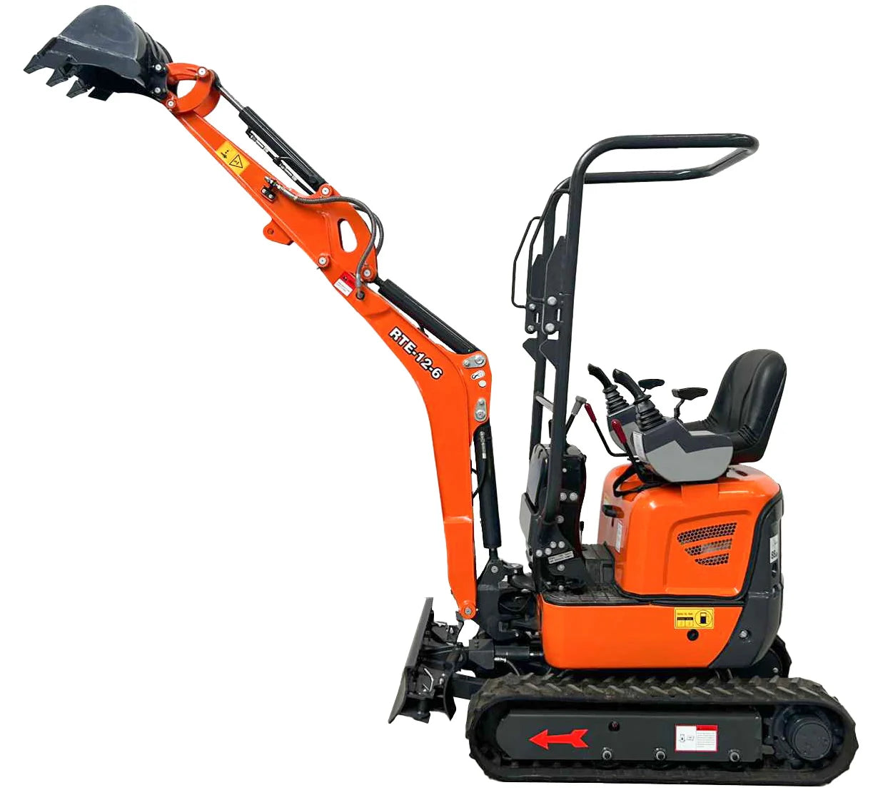 Mini excavator RTE 12-6 with Kubota D722