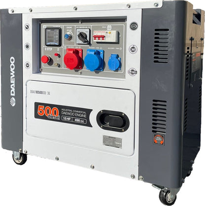 8.1kvA power generator / emergency power Daewoo DDAE10500DSE-3G - diesel