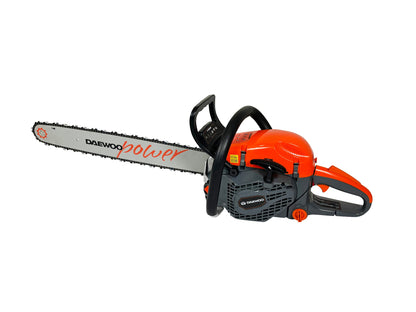 Robuste und leistungsstarke Kettensäge Daewoo DCS6524 Benzin – Blattlänge 60 cm