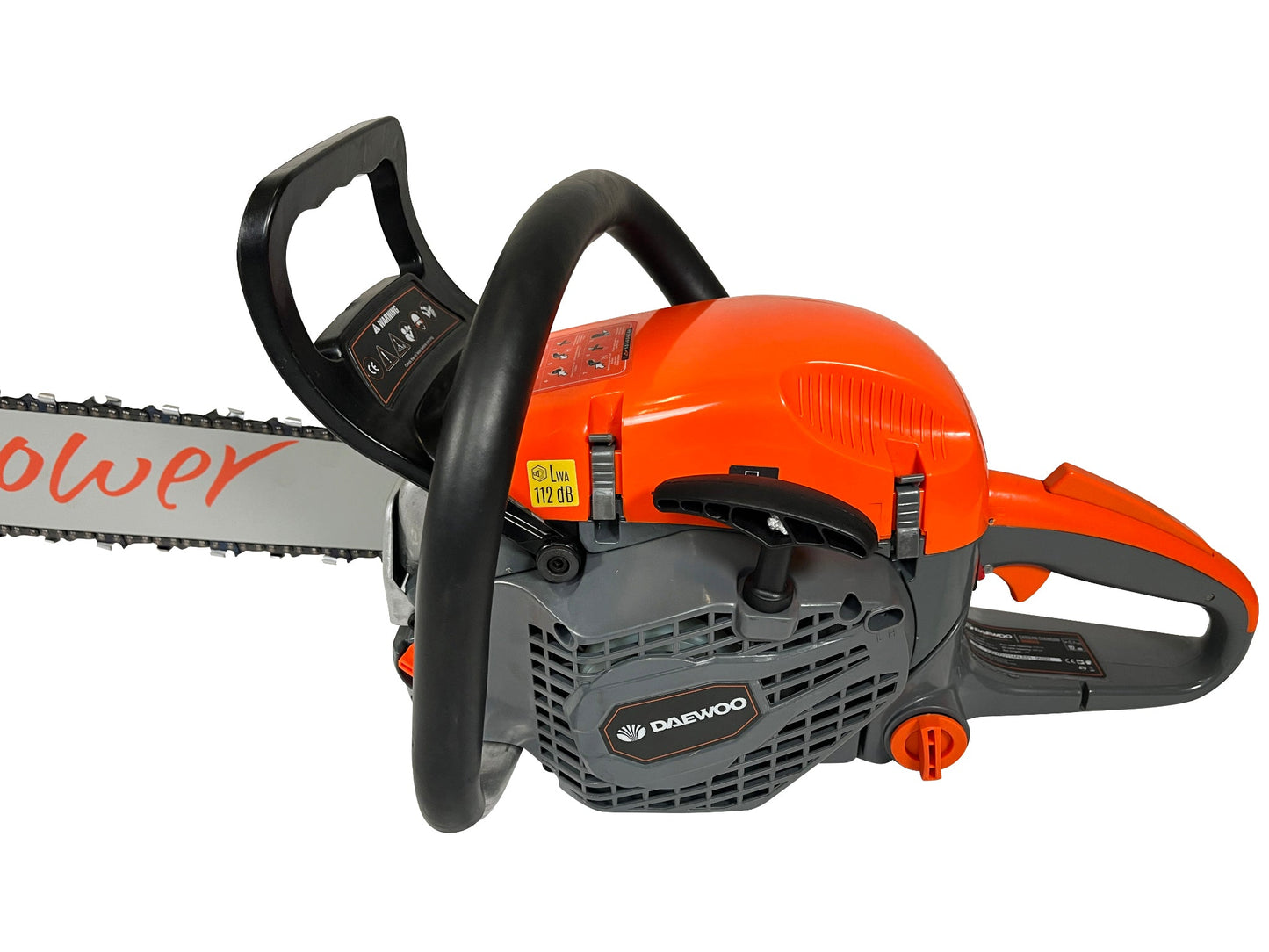 Robuste und leistungsstarke Kettensäge Daewoo DCS6524 Benzin – Blattlänge 60 cm