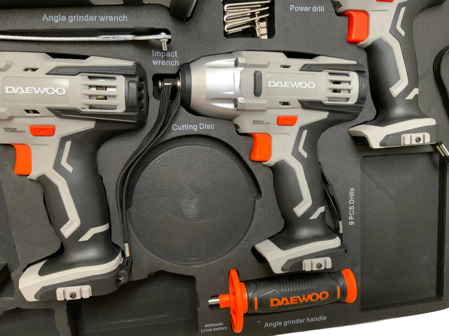 Daewoo Power Tool Set 4 in 1 – Cordless tool set for professional demands