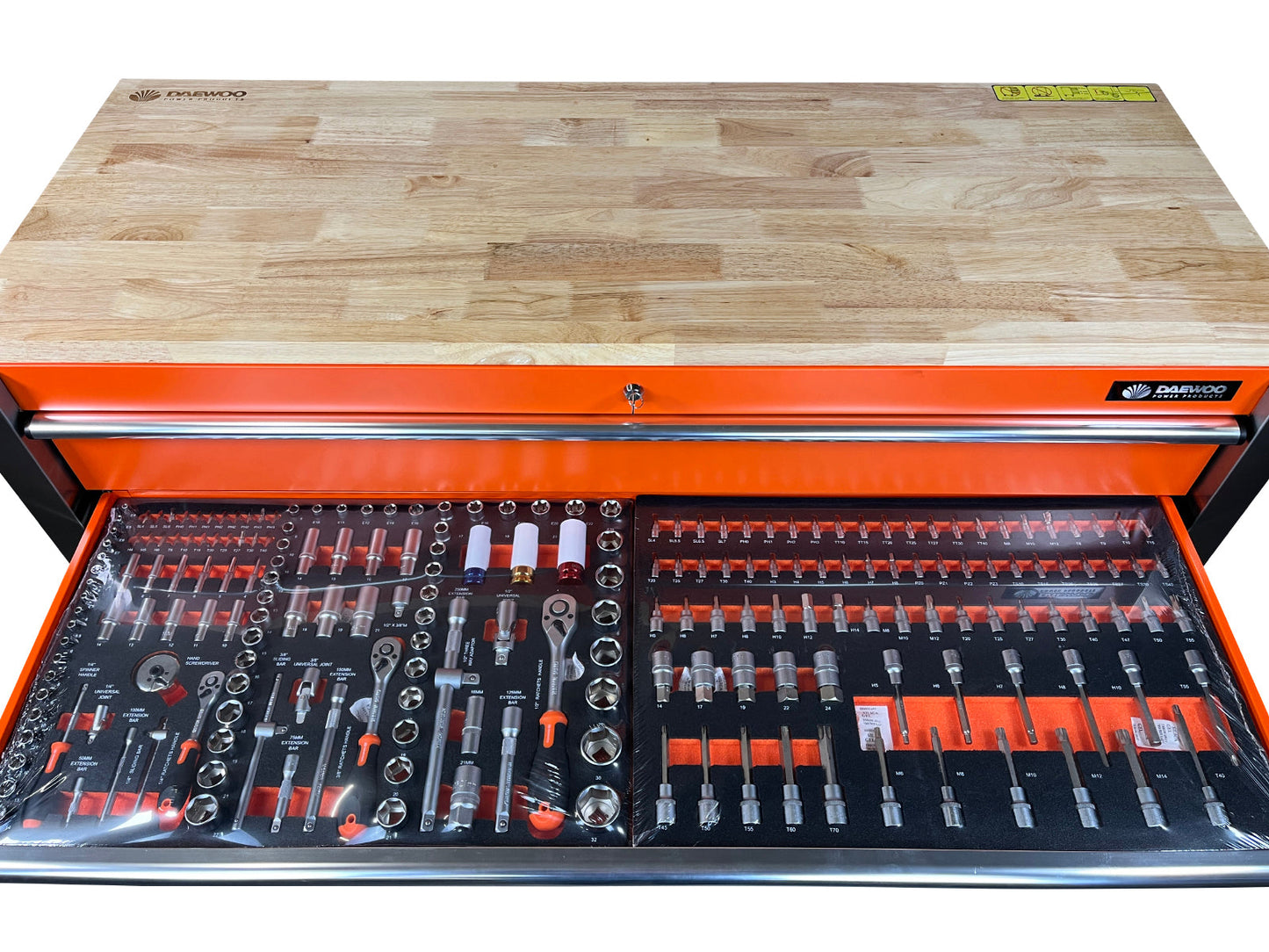 Daewoo tool trolley 387 pieces - professional quality
