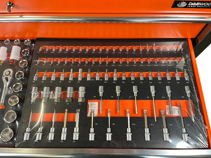 Daewoo tool trolley 387 pieces - professional quality