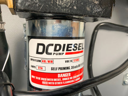 400L diesel tank with powerful diesel pump and tap - perfect solution for mobile refueling