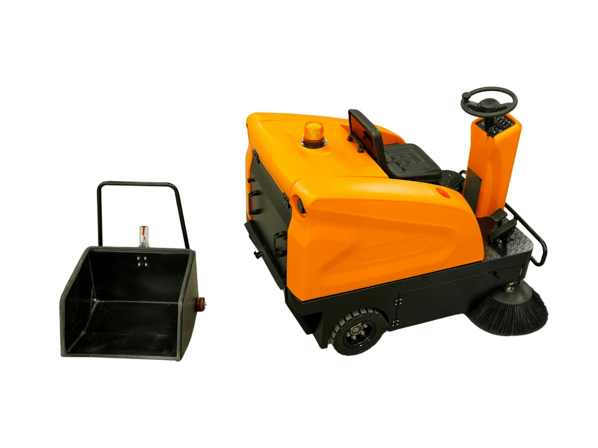 Spazzatrice uomo a bordo Graefer KM120-PRO fino a 8.000 m²/h