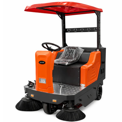 KM160-PRO Ride-on Sweeper with Roof