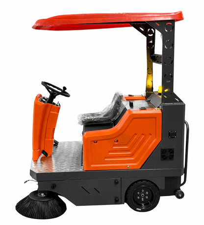 KM160-PRO Ride-on Sweeper with Roof