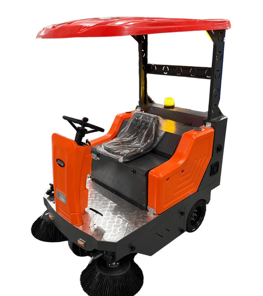 KM160-PRO Ride-on Sweeper with Roof