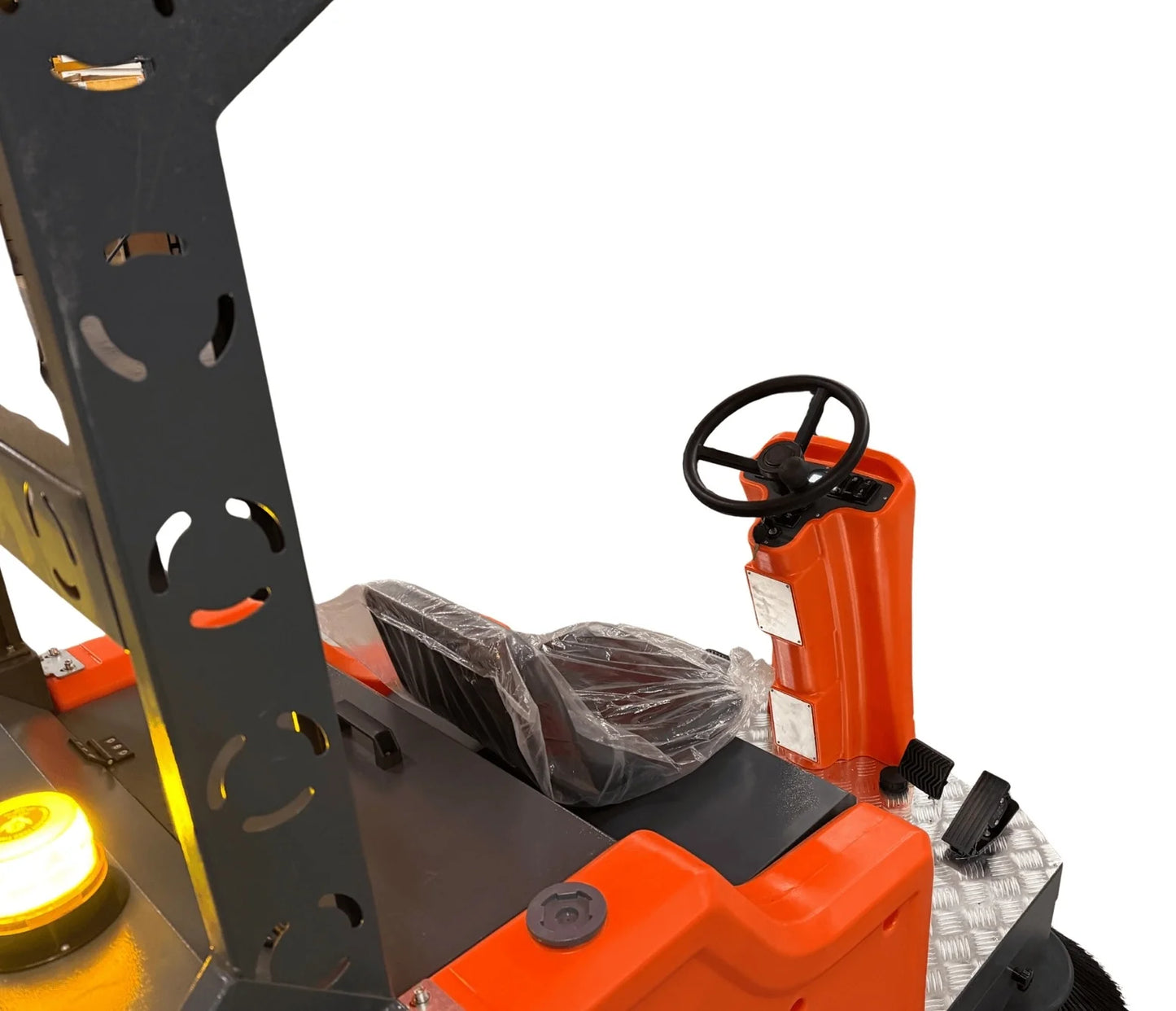 KM160-PRO Ride-on Sweeper with Roof