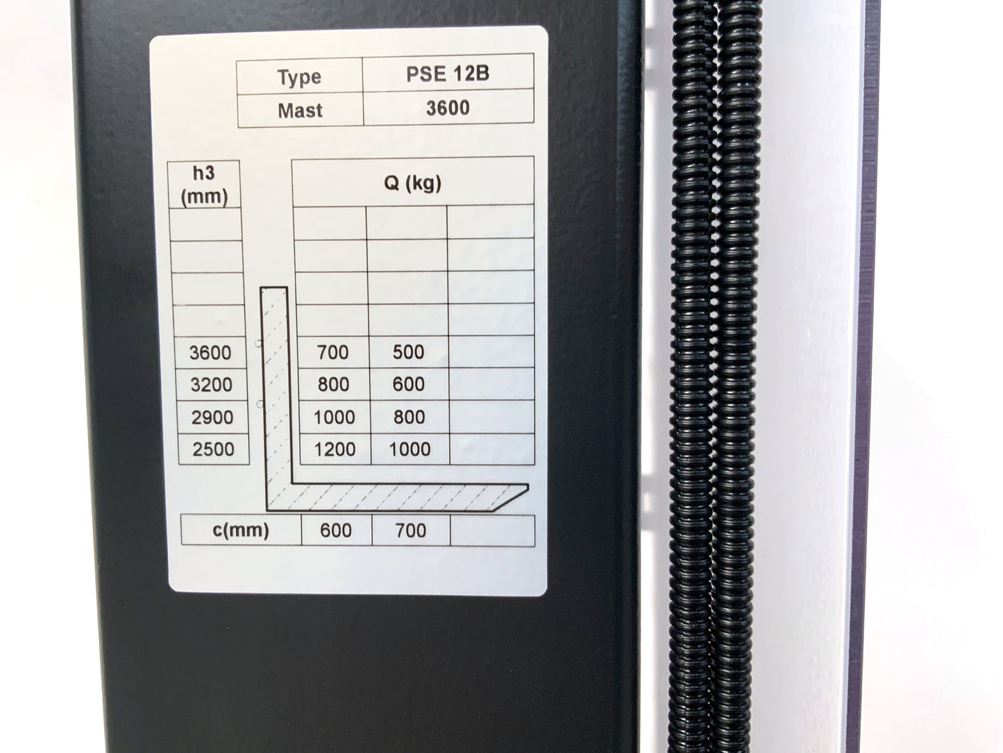 Noblelift PSE12B3600 electric forklift / lifting height 3,600 mm / load capacity 1,200 kg
