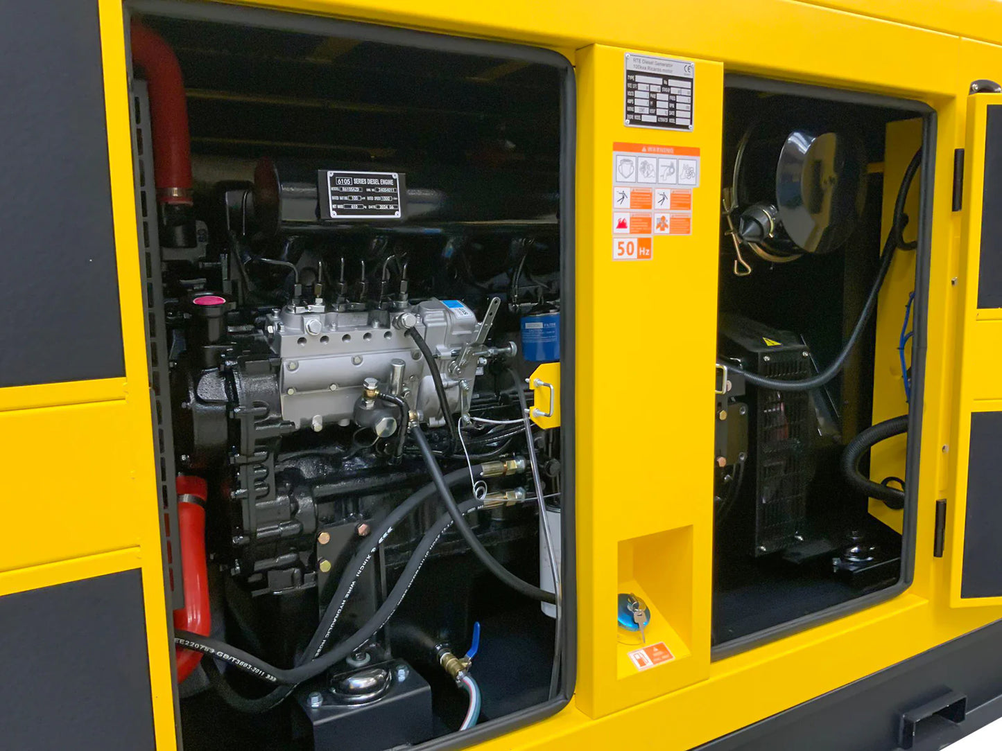 RTE 100kVA power generator / emergency power with 80,000W diesel