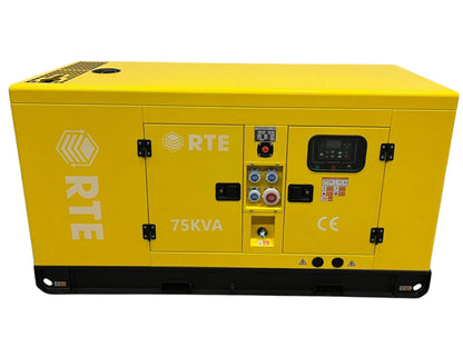 RTE - 75kVA Diesel Power Generator / Emergency Power Supply with 60,000W