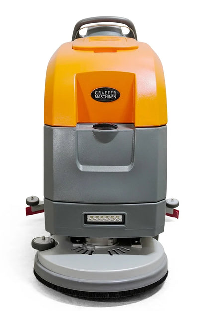 Graefer SM55F-PRO up to 2,500 m²/h scrubber dryer with traction drive
