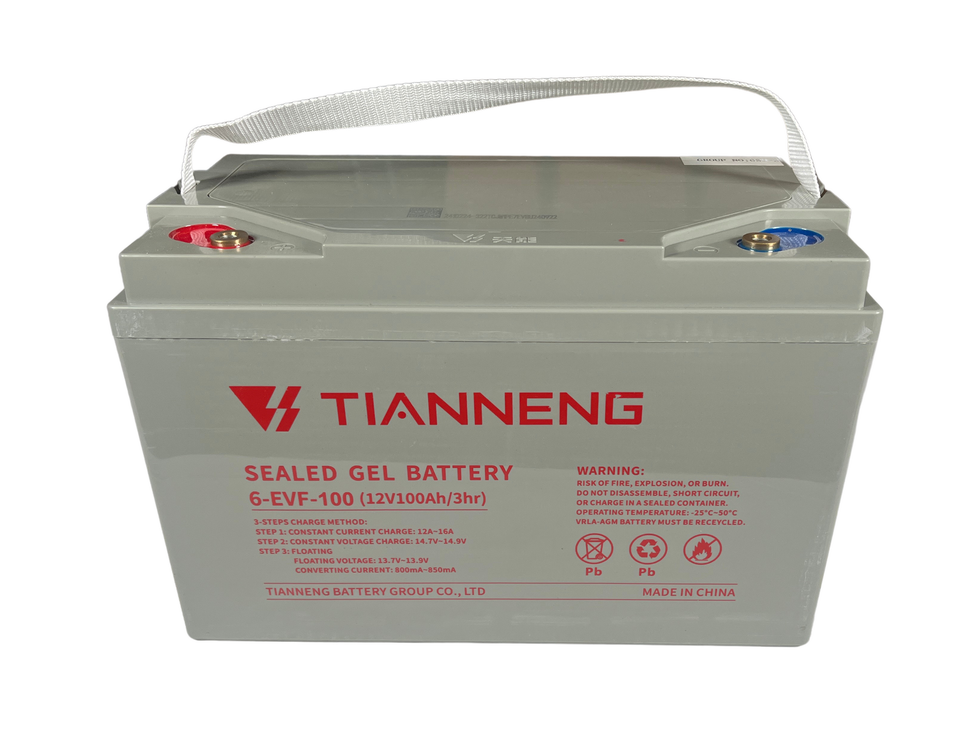 Gel-Batterie 6-EVF-100 Tianneng