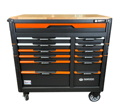 Daewoo tool trolley 267 pieces - professional quality