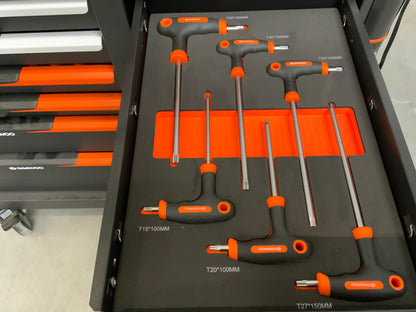 Daewoo tool trolley 267 pieces - professional quality