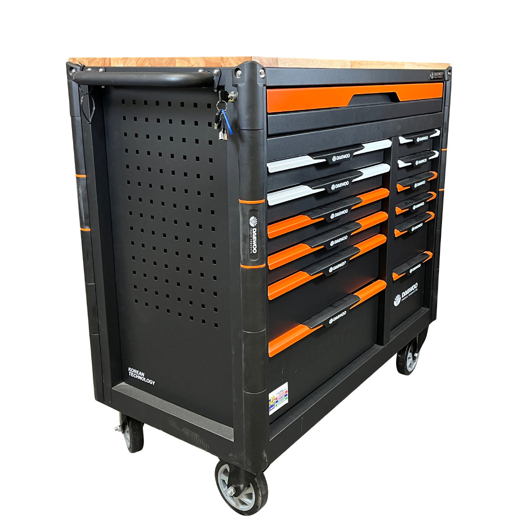 Daewoo tool trolley 267 pieces - professional quality