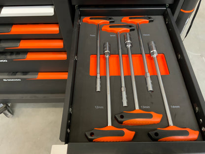 Daewoo tool trolley 267 pieces - professional quality