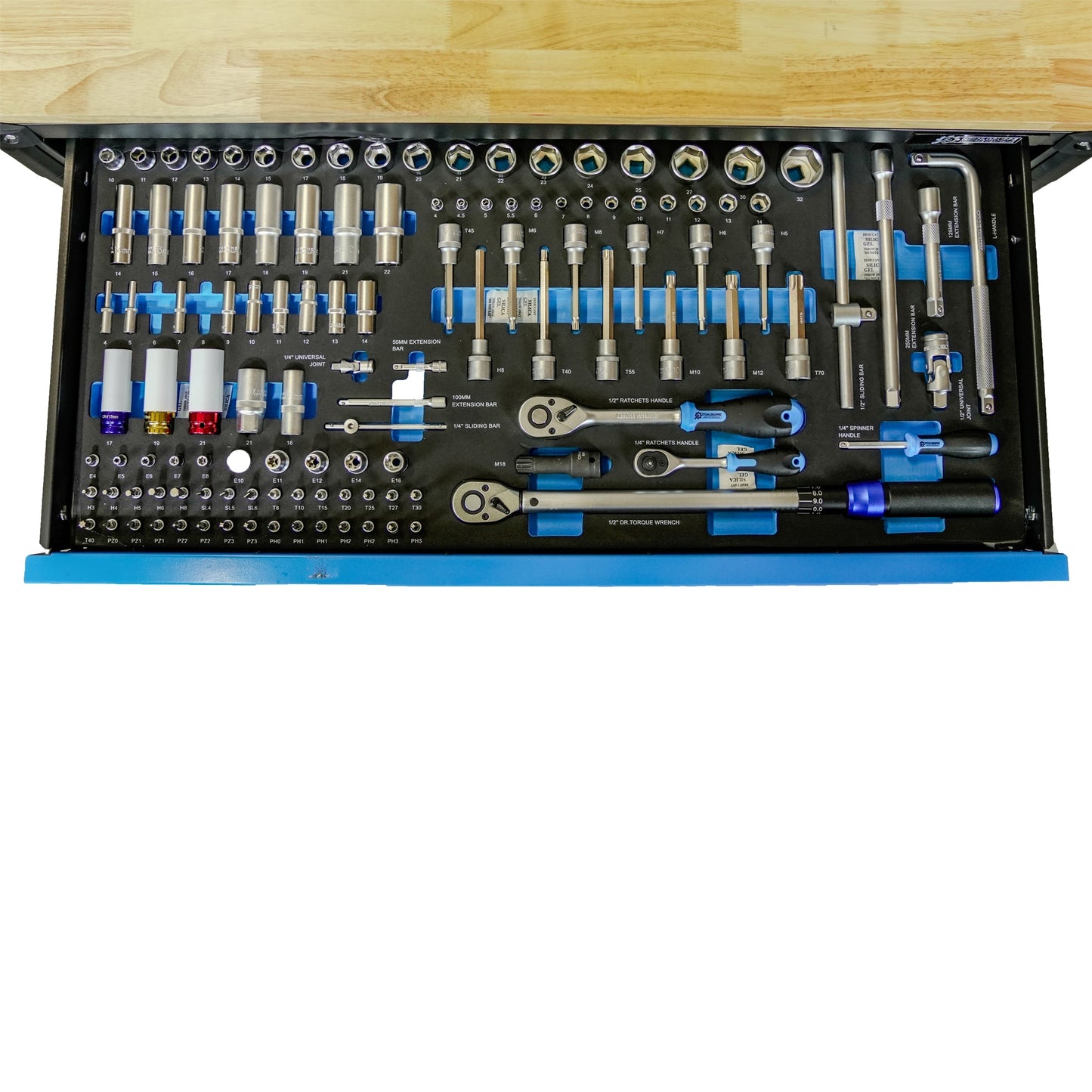 Tool trolley steel group 471-piece - professional quality