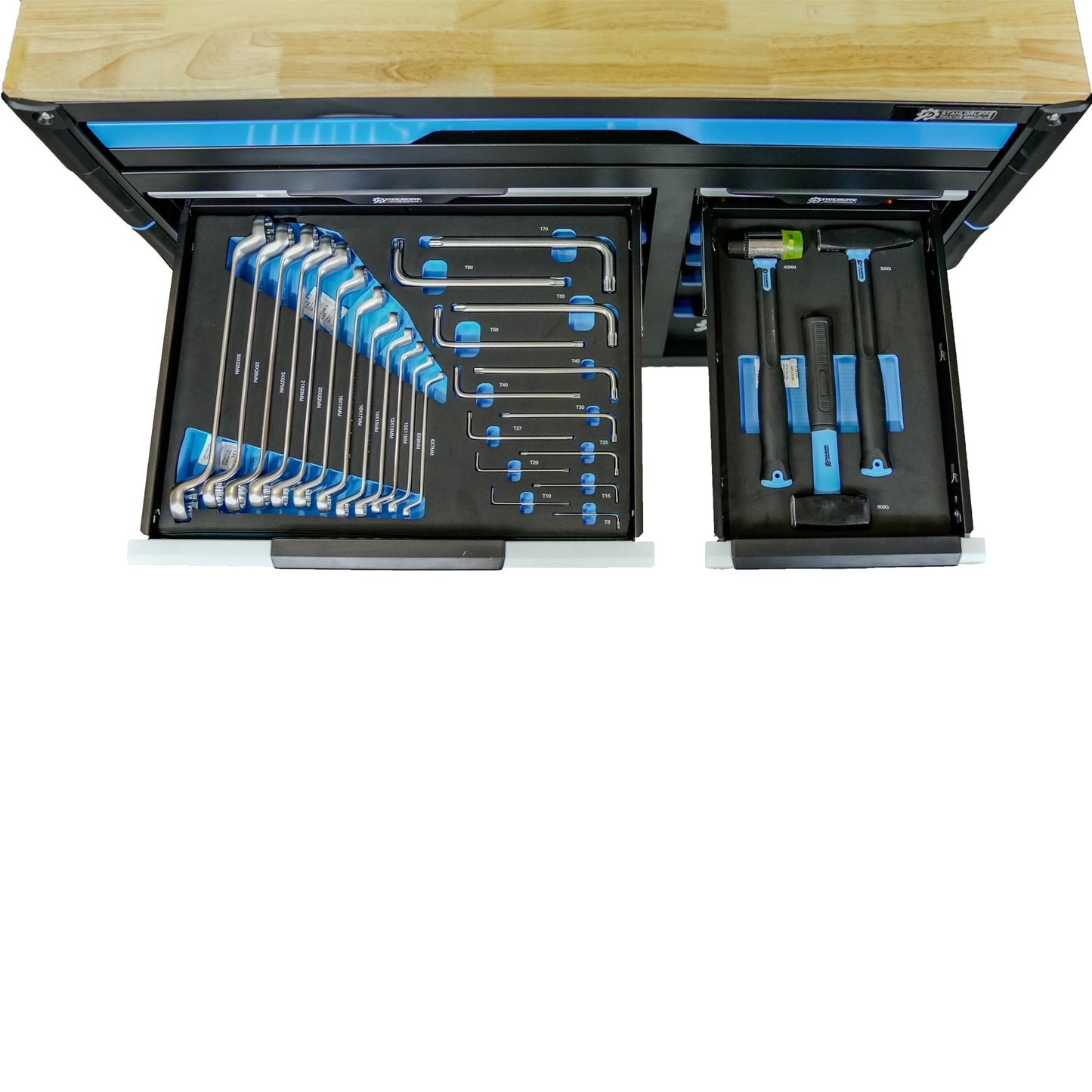 Tool trolley steel group 471-piece - professional quality