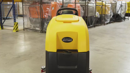 Graefer SM55F-PRO up to 2,500 m²/h scrubber dryer with traction drive