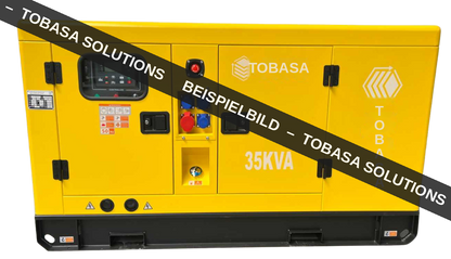 Tobasa Basic Pro 25 kVA Diesel-Notstromgenerator, schallgedämmt, orange